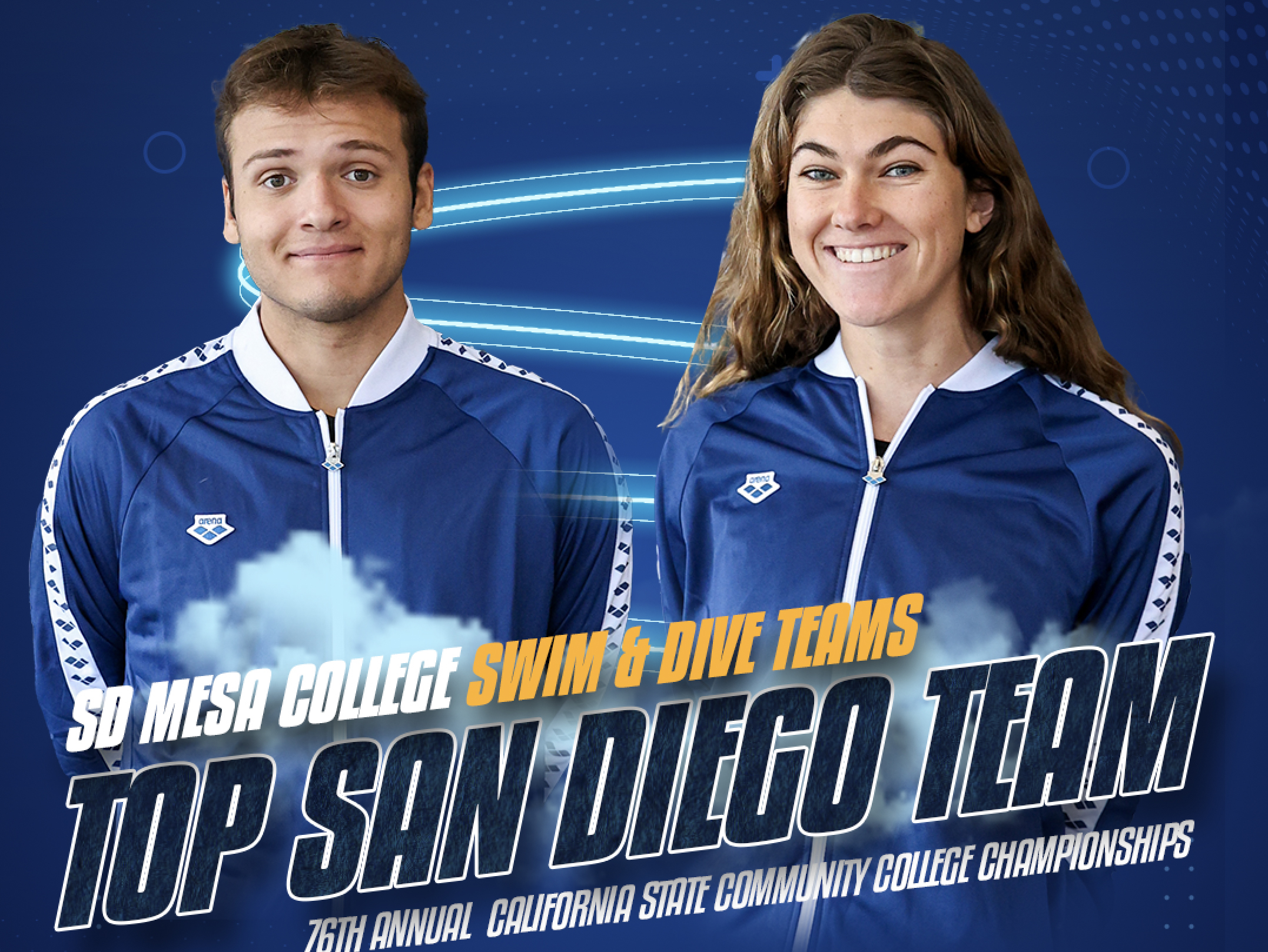 San Diego Mesa College Swimming & Diving Teams Triumph at State Championships