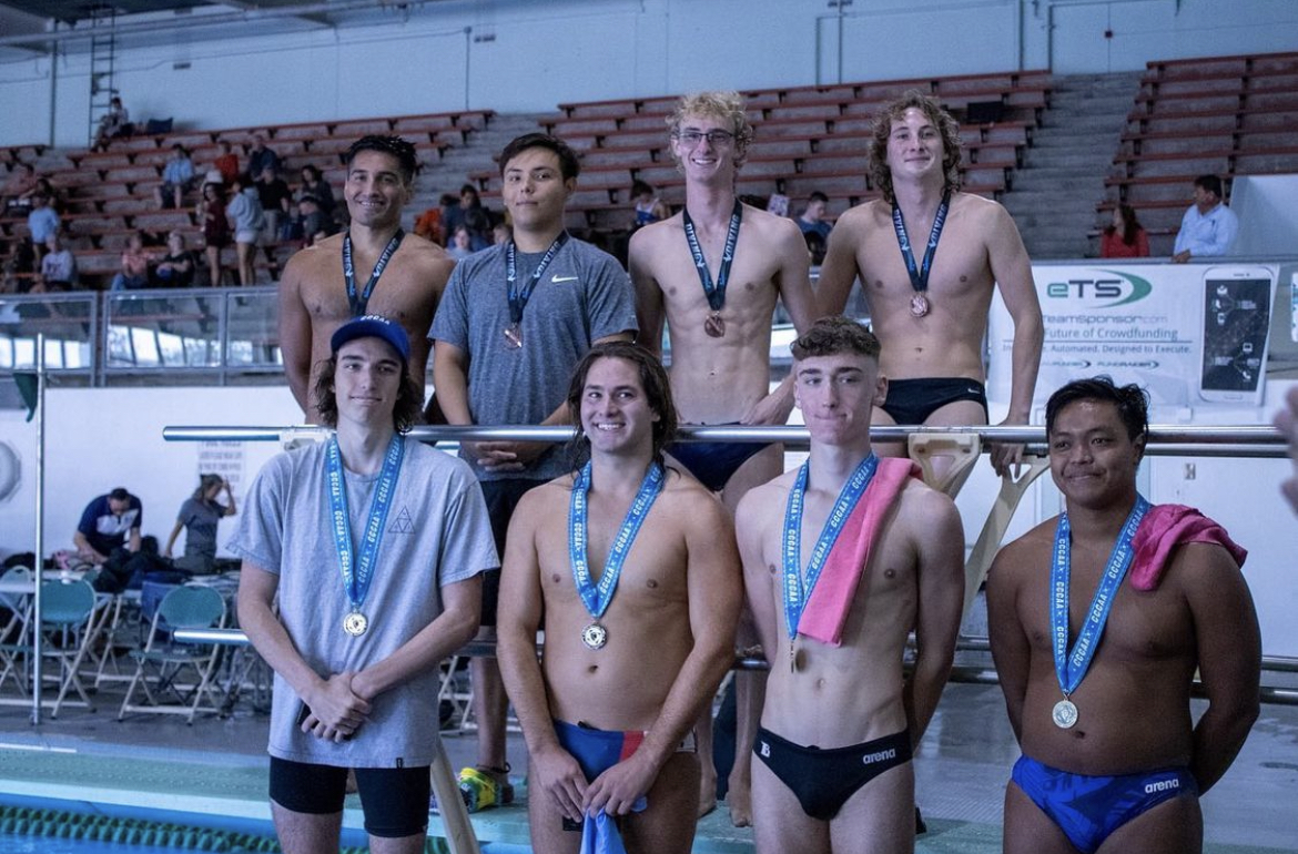 San Diego Mesa Diver, Ty Hunt, CCCAA State Champion