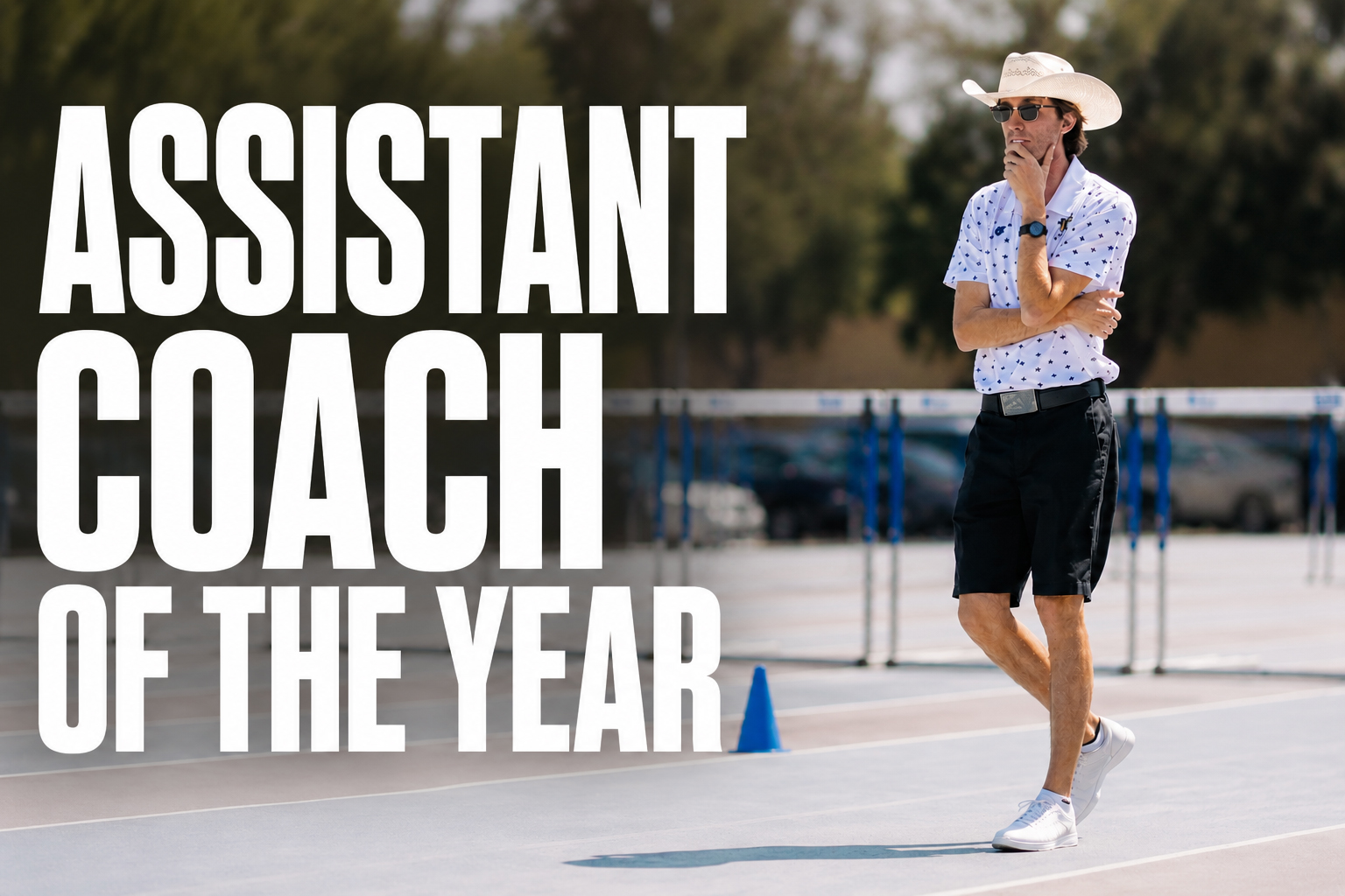 Maximilian Pinto Named 2026 3C2A Men's Track & Field Assistant Coach of the Year